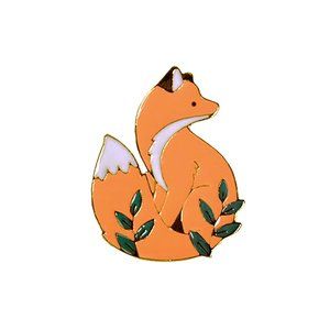 Woodland Fox Enamel Pin